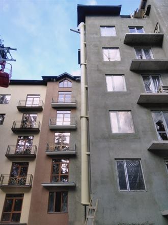 Сэндвич дымоход (утеплённый) из нержавеющей стали — фото с объекта